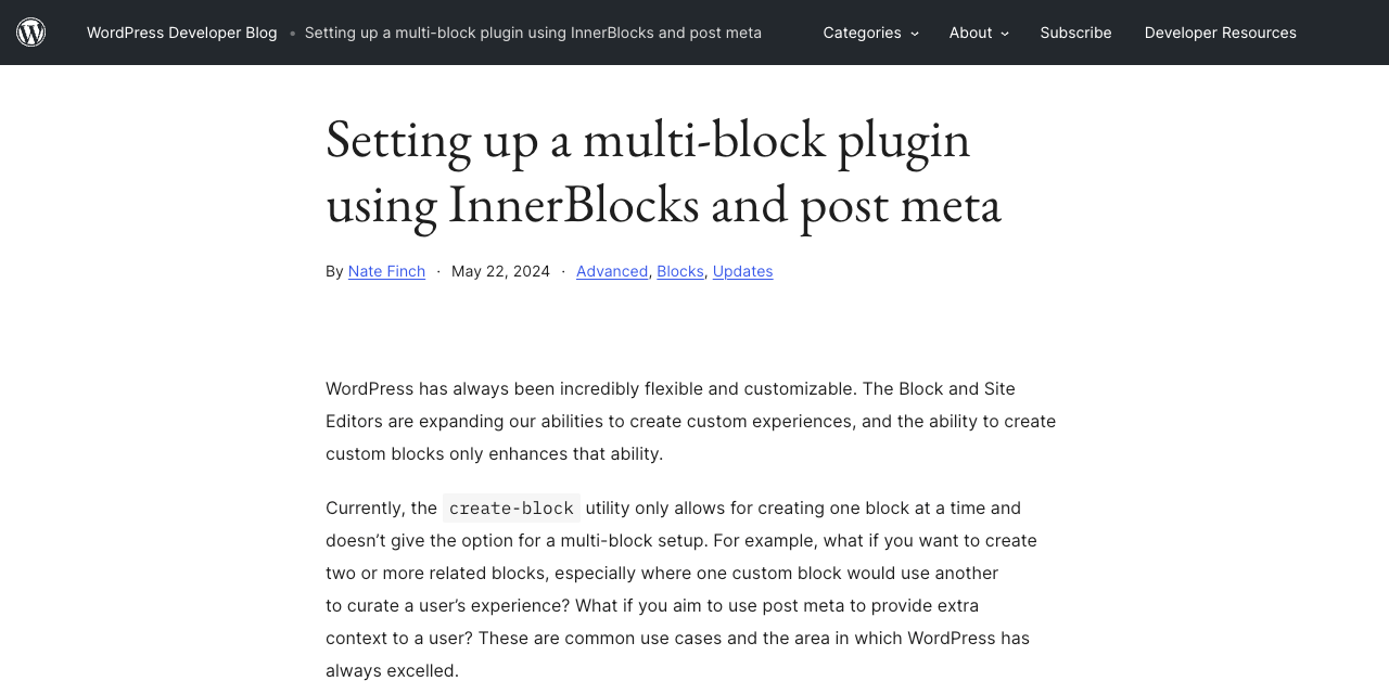 Setting up a multi-block plugin using InnerBlocks and post meta – WordPress Developer Blog